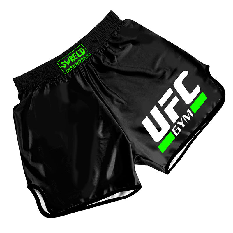 MMA Boxing Training Anti-Wear Fighting Pants UFC Mixed Fighting Muay Thai Shorts Running Fitness Cycling Fighting