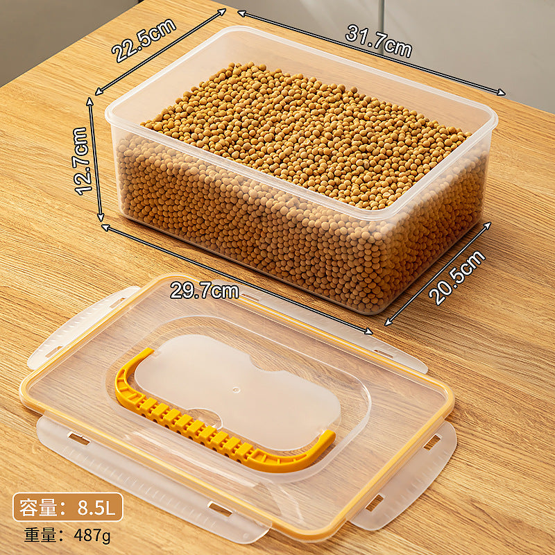 Kitchen seasoning multi-grid storage box, star anise cinnamon dried pepper seasoning box, cabinet storage moisture-proof sealed box