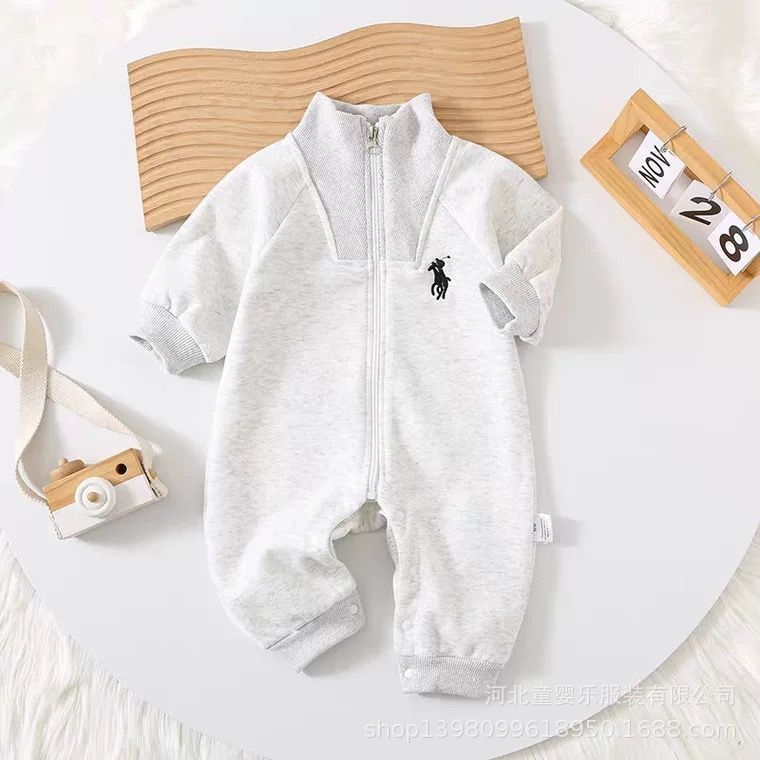 Baby clothes spring & fall onesie outwear long sleeves newborn baby korean style onesie western style baby