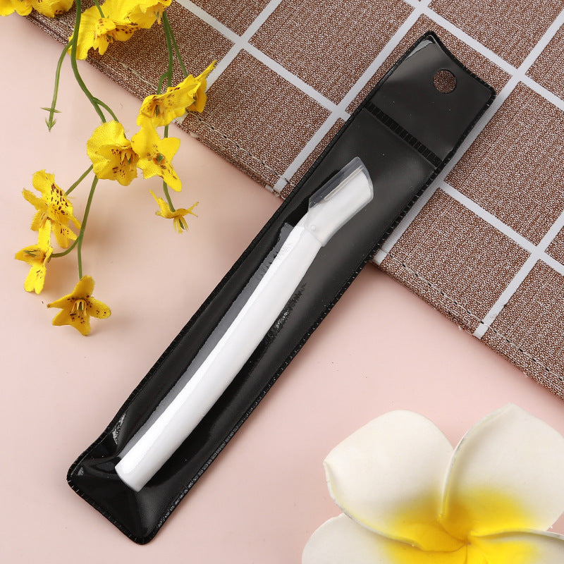 Manufacturer wholesale meniscus eyebrow trimmer women's beauty salon special eyebrow scraper anti-scratch eyebrow trimmer artifact beauty tool