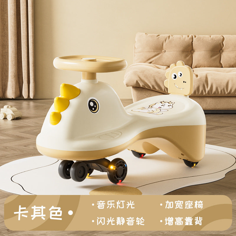 Popular children's twist car, unidirectional wheel, male and female babies 1 to 3 years old, anti-rollover adult swing car