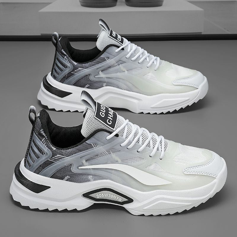 Spring men's shoes 2025 new student sports casual youth mesh dad shoes versatile trendy breathable shoes for men