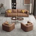 Nordic business lounge sofa and coffee table set - ideal for hotel lobbies, clubs, and reception areas - straight-row negotiation sofa table and chairs