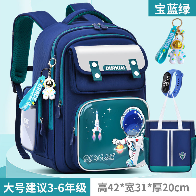 Elementary school backpack for boys, grades 1-2, ages 3-6, lightweight, child-friendly, spine-protecting, 2026 new model