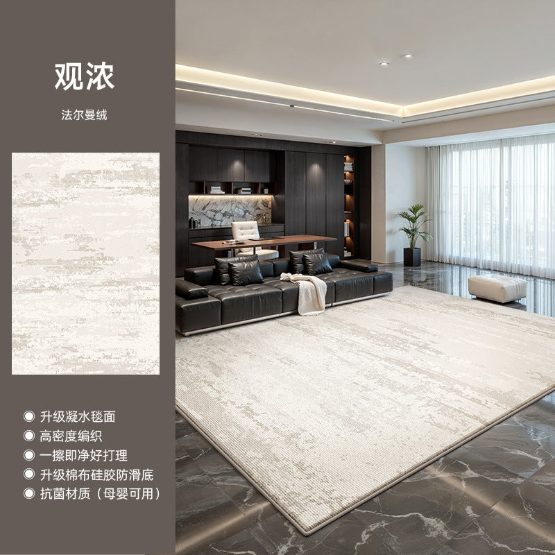 Carpet living room italian normcore no-wash and wipeable coffee table sofa floor mat accessible luxury stain-resistant bedroom carpet large area