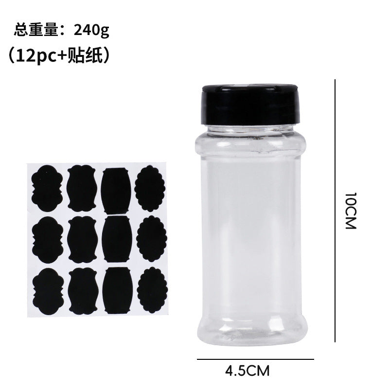 bestseller: multi-functional seasoning bottle with various capacities, butterfly lid for dry powder sprinkling, and dual-dispensing spout design. made of plastic