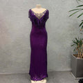 supply  sequin tassel mop long skirt pullover beaded sexy hip-covering elegant evening dress special price
