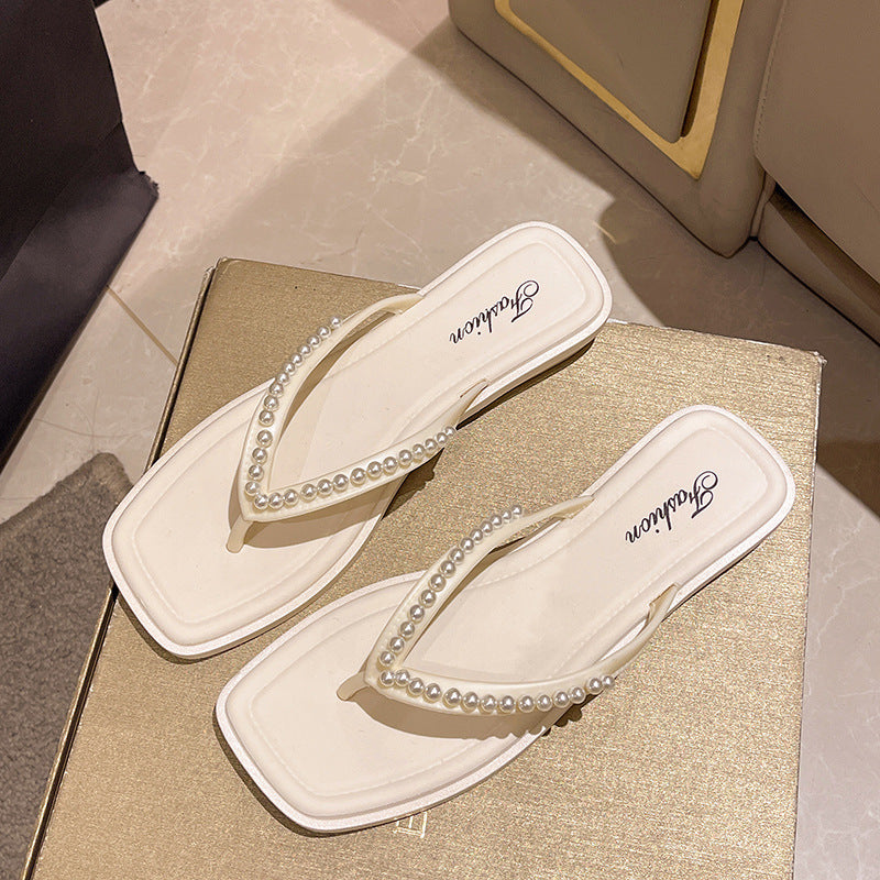 Fairy style sandals for women summer outwear 2025new arrival dissolved thick soleplatform shoes seaside vacation beach slippers ins