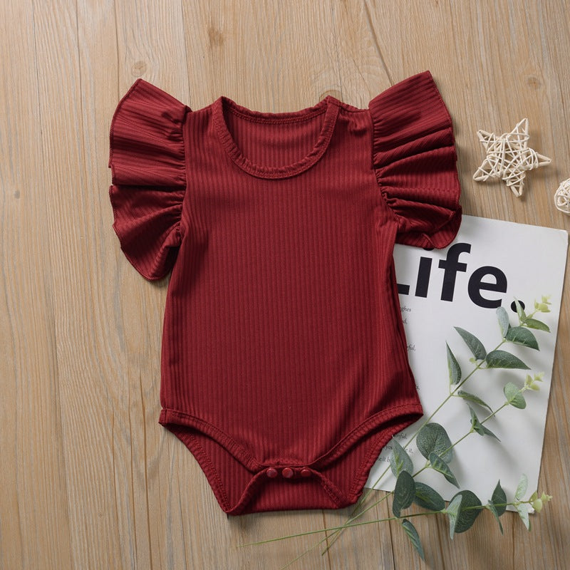 Children's summer jumpsuit ha kids vest girls insfashion cross-border romper jumpsuit short sleeve