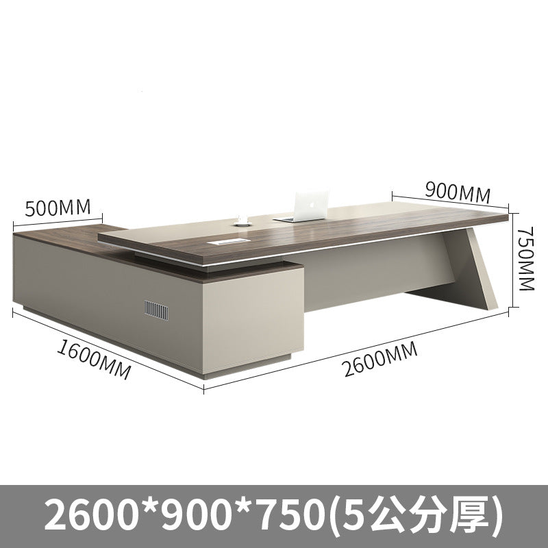 Boss table simple modern president desk manager work table and chair combination supervisor table atmosphere large class table manufacturer