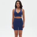 New quick-dry racerback sports bra and high-waisted butt-lifting tight shorts workout set - seamless yoga outfit for women (european & american style)