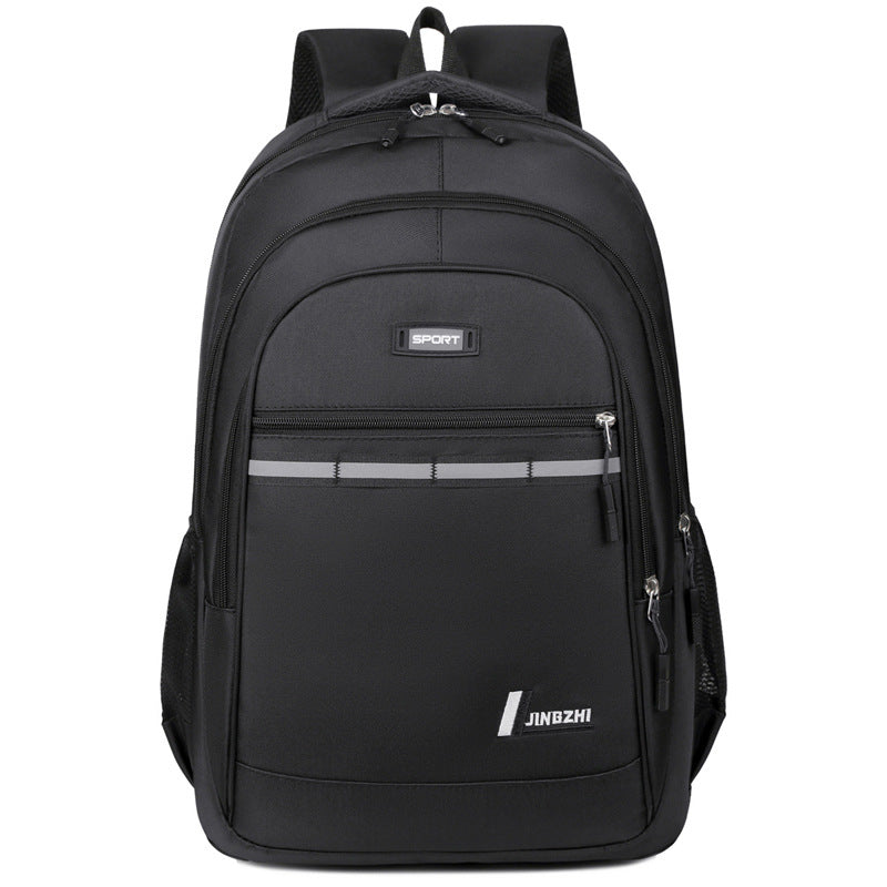 Cross-border  Men's Backpack Premium Sense Large Capacity Travel Backpack Multi-layer Simple Business Casual Backpack