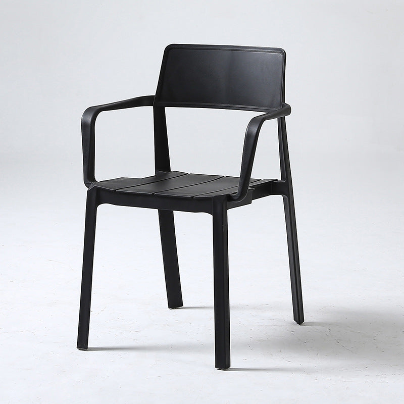 Scandinavian dining chair casual internet celebrity chair ins white chair designer eames plastic chair pp backrest