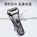 Reciprocating electric shaver for men, full body washable, three-blade pop-up hair trimmer, rechargeable razor wholesale