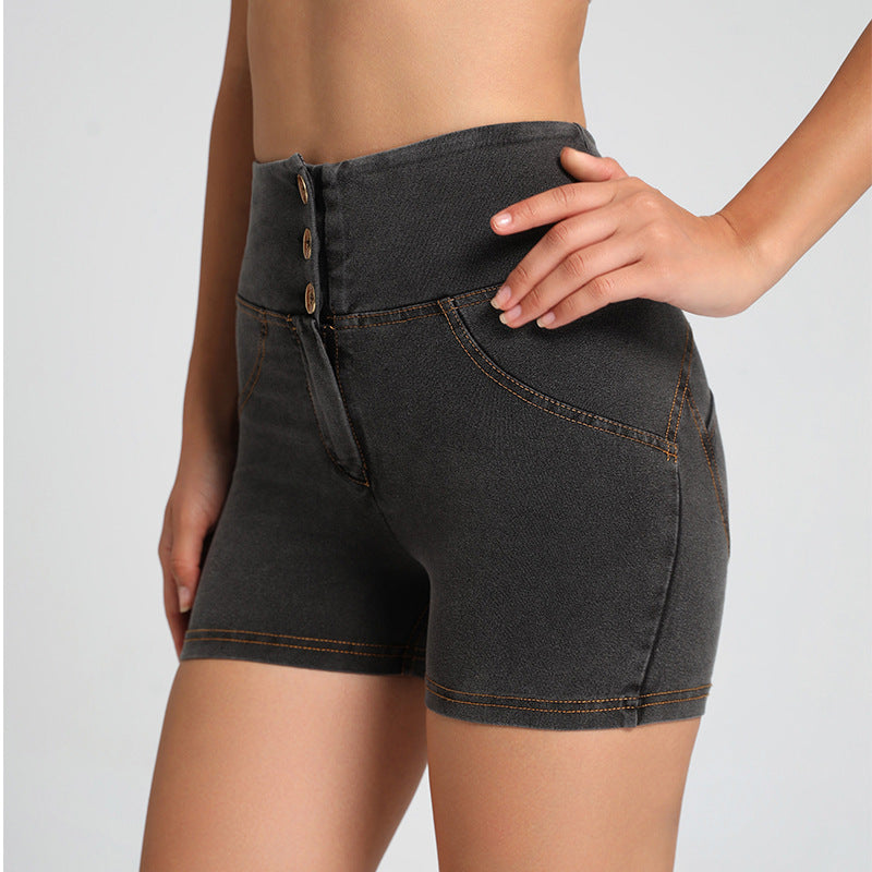 Influencer-approved, new high-waisted peach lift workout shorts for women. these figure-hugging, slimming, and stretchy yoga shorts are perfect for your next workout