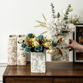 Ceramic vase flower arrangement ornament desktop decoration creative unique book-shaped decorative vessel living room entryway dining table vase