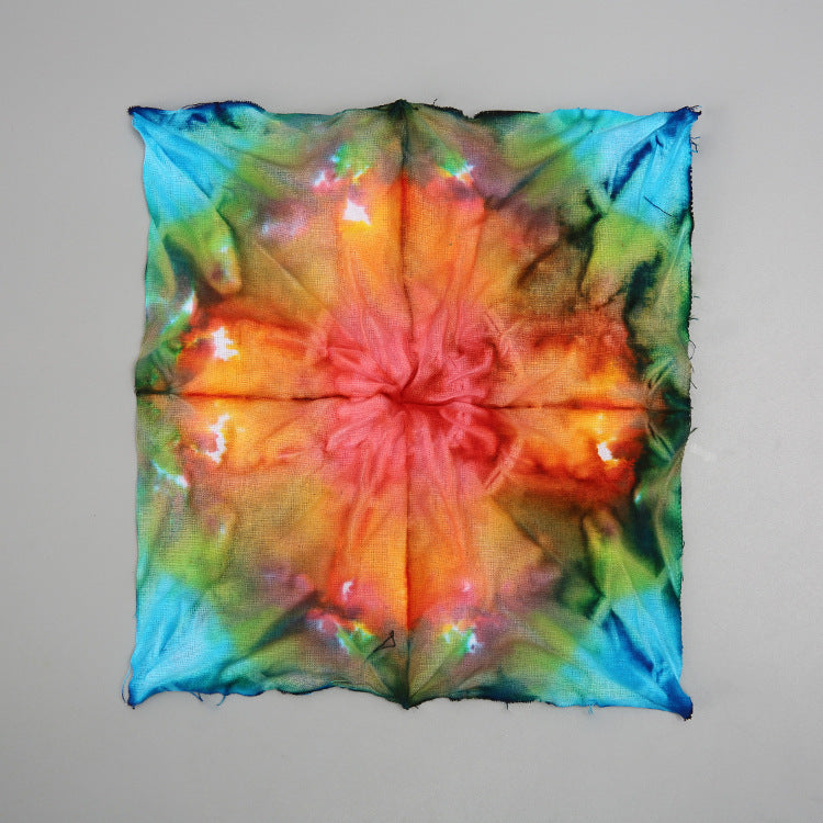 Science and technology small production handmade tie-dye handkerchief inheritance material package kindergarten primary school students scientific experiment teaching aids wholesale