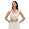 Sexy criss-cross back yoga bra - shockproof, push-up, skin-friendly, breathable running & fitness sports bra for women - d26057