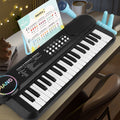 New children's piano 37-key multifunctional electronic keyboard - early education toy with microphone for girls