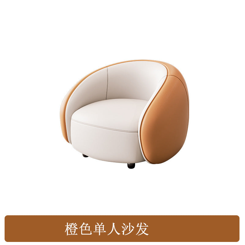 Curved sofa hotel lobby hall vip club rest area reception reception arc sales office negotiation sofa