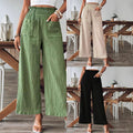european and american cross-border foreign trade women's clothing independent station shein   pure colorcasualstraight-leg pants