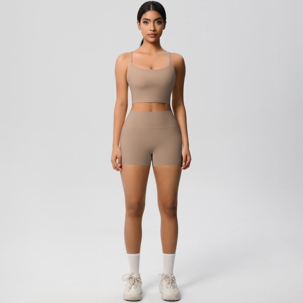 Spring/summer outdoor casual running yoga outfit set - new cloud-like quick-dry compression sportswear set for running and fitness
