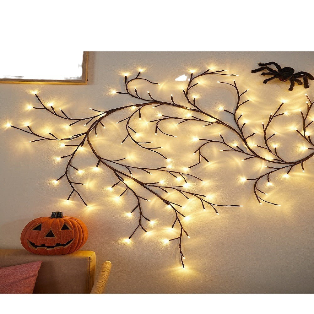 Internet celebrity arrangement colorful lights string lights bedroom arrangement led rattan lights room decoration lights colorful lights rattan lighting