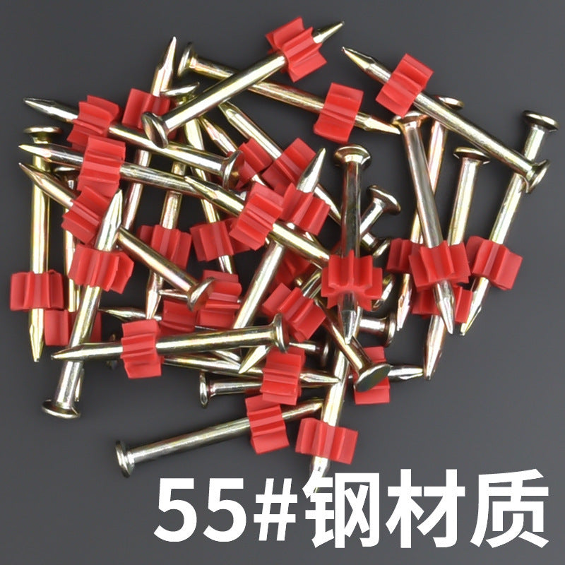 Hard cement nails, steel nails, advertising nails, picture nails, wall nails, air conditioning nails, gun nails with rubber sleeves, pneumatic iron nails