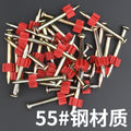 Hard cement nails, steel nails, advertising nails, picture nails, wall nails, air conditioning nails, gun nails with rubber sleeves, pneumatic iron nails