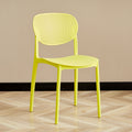 Popular scandinavian plastic chair for homethickened backrest dining chair study computer chair office negotiation training stool