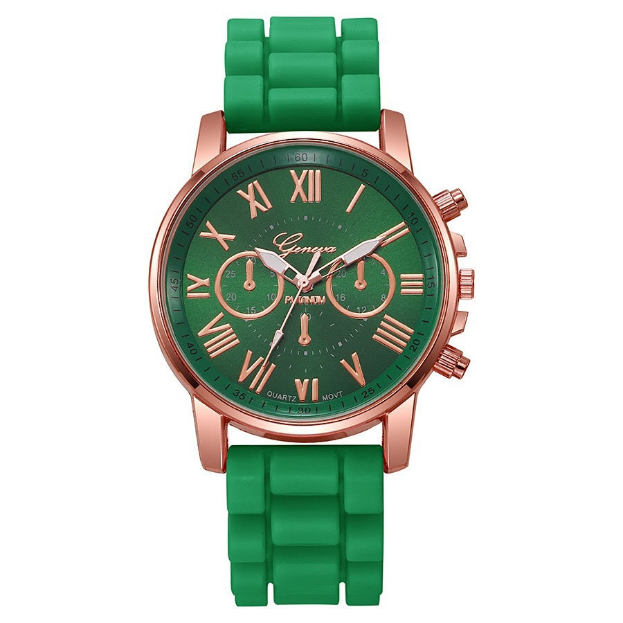 new arrival women's korean style quartz watch simple classic silicone strap watch women's watch wholesale dropshipping