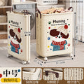 Dirty clothes basket for homefoldable dirty clothes storage basket bathroom clothes storage basket large capacity clothing handy gadget
