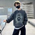 Boys' sweatshirt - spring/autumn collection  - trendy & stylish kids' autumn apparel - fashionable loose-fit top - mid-to-large size boys' autumn collection