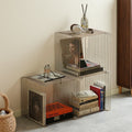 Same-day delivery of pre-owned mini storage shelves, carbon steel magazine racks, minimalist coffee tables, streamlined side tables, and sofa side tables