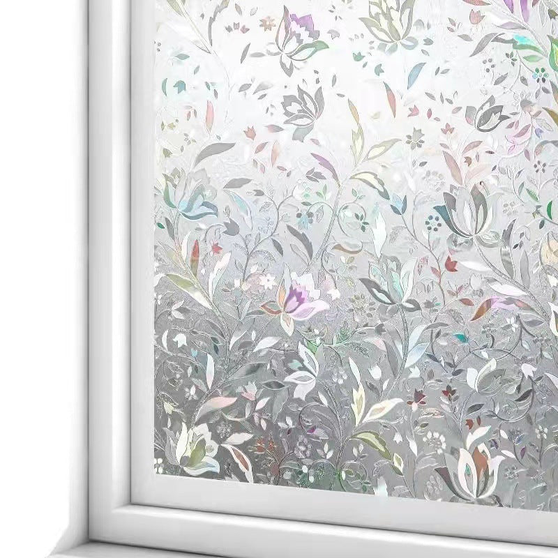 Electrostatic glue-free glass film, bathroom, bathroom window, anti-privacy shading, light-transmitting window grilles sticker, one piece will be sent on behalf of you.