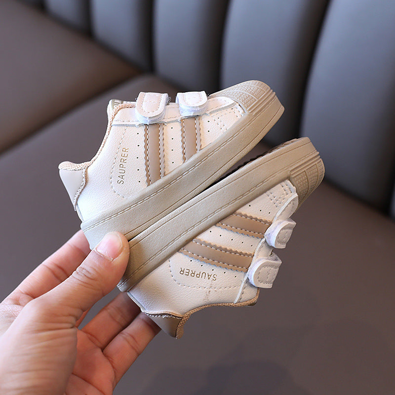 Kids' athletic shoes -  spring/autumn new fashion shell toe baby first walker sneakers, skate shoes, running shoes for boys and girls