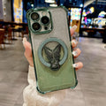 New 17 apple 16 butterfly glitter stand magnetic phone case, four-corner drop protection iphone 15 cover, compatible with iphone 13