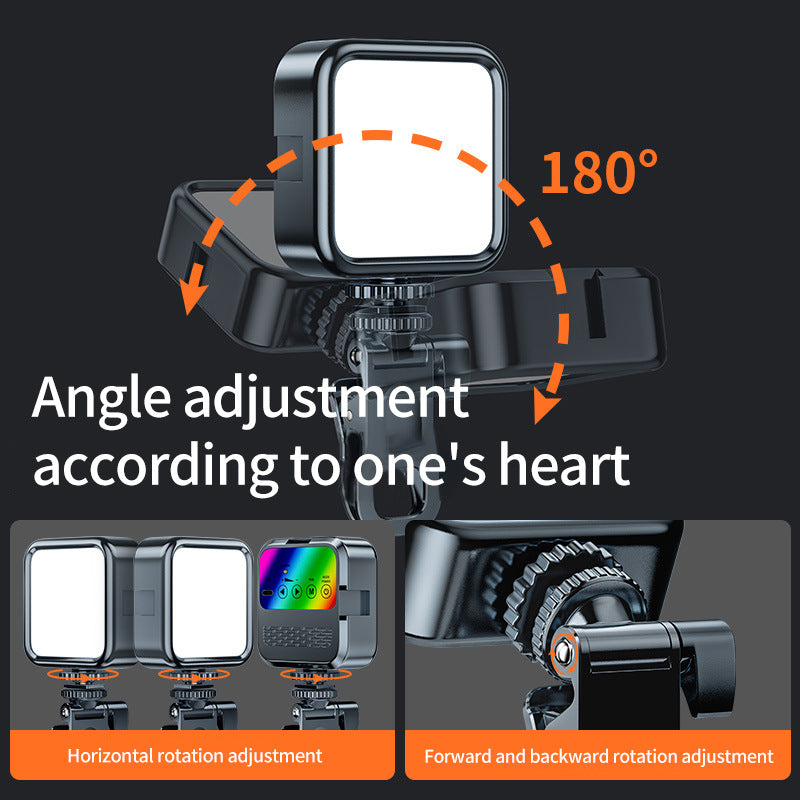 Filling light live pocket light RGB full color MINI photography camera mobile phone filling light ledlight filling light