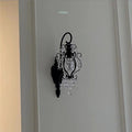 French crystal wall sconce - modern hallway, aisle, and bedroom lighting fixture - creative european & american style