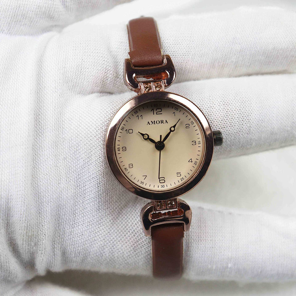 Vintage exam watch for women, student style, high-value, light luxury, british chic, small dial ladies quartz watch