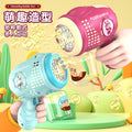 Fully automatic bear bubble machine douyin popular kids toys electric light bubble gun summer outdoor night market batch