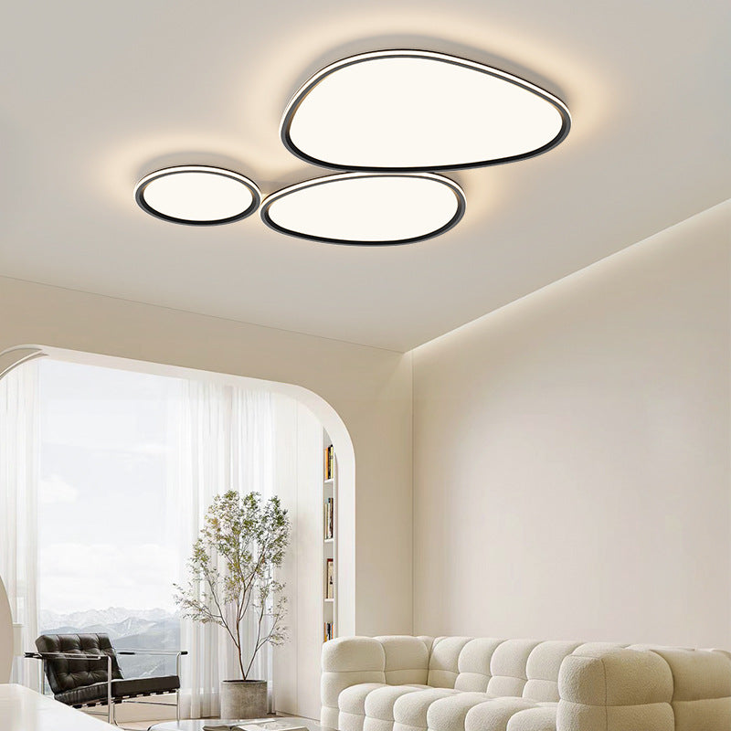 Full Spectrum Cloud Light Eye Protection Living Room Light Main Light Pebble Ceiling Light Modern Simple Zhongshan Lighting 2025 New