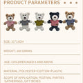 Wholesale teddy bear plush toys, kids' pillows, rag dolls, night market ring toss gifts, promotional giveaways for street vendors