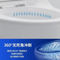 Hotel creative egg-shaped toilet siphon toilet bathroom anti-blocking deodorizing filter water-saving small apartment toilet