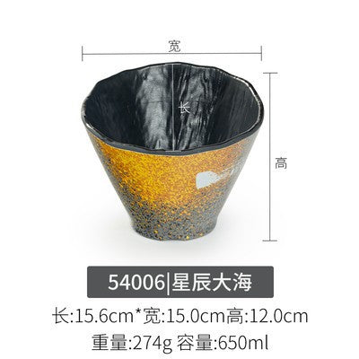 Melamine plate japanese plastic barbecue plate imitation porcelain round flat plate barbecue plate restaurant hot pot tableware dish plate commercial
