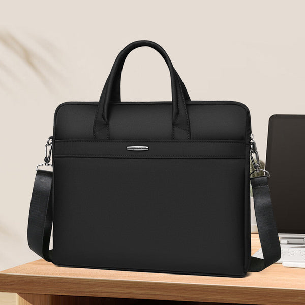 Yiyunchen briefcase printing logo business document bag men's briefcase laptop bag meeting bag customization