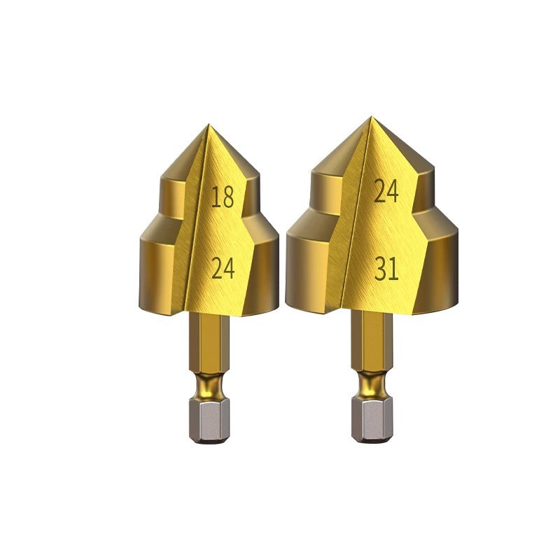 Baolian's new hexagonal drill nozzle PPR lifting drill bit water pipe special reamer four-quarter-six pipe repair opening