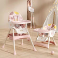 Baby high chair - foldable feeding chair for infants and toddlers - multifunctional dining chair and seat for home use