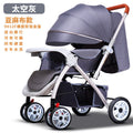 9912 high view baby stroller - reclining, foldable, shock-absorbing, lightweight, two-way pushchair - direct from the manufacturer