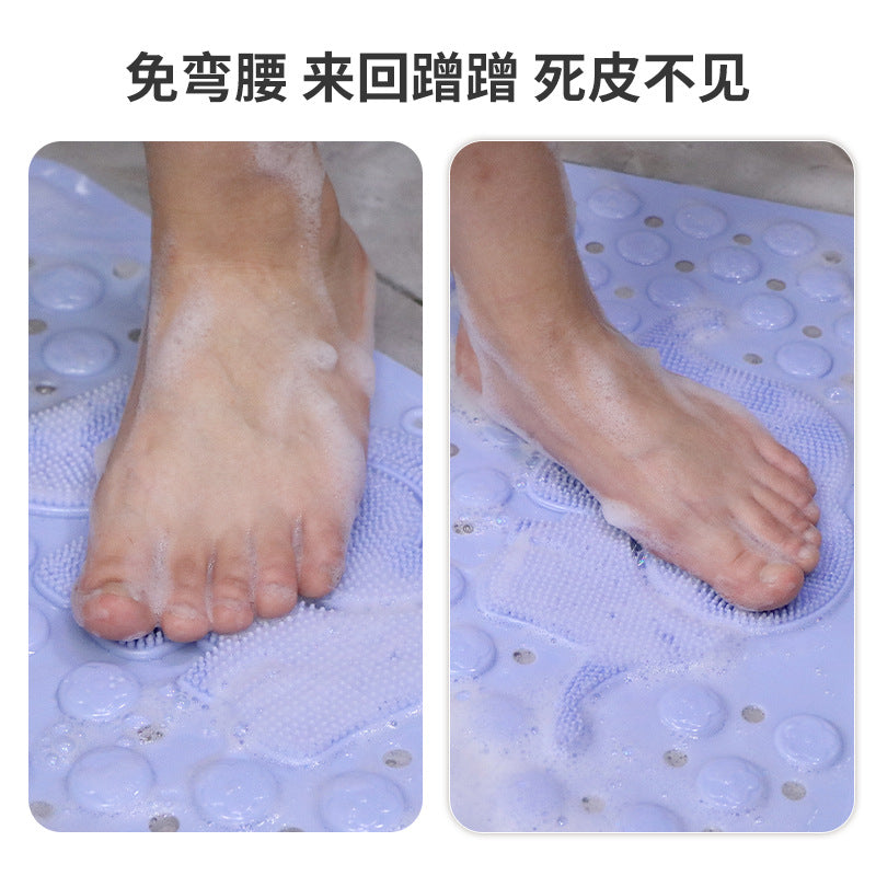 Bathroom non-slip mat, shower house children's anti-drop foot mat, bathroom bath mat, environmentally friendly PVC massage floor mat